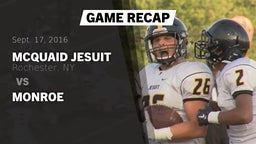 Recap: McQuaid Jesuit  vs. Monroe  2016