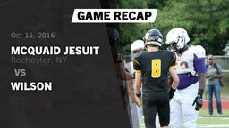 Recap: McQuaid Jesuit  vs. Wilson  2016