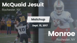 Matchup: McQuaid Jesuit High vs. Monroe  2017