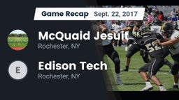 Recap: McQuaid Jesuit  vs. Edison Tech  2017