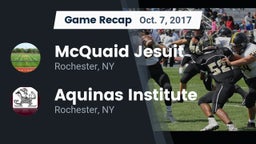Recap: McQuaid Jesuit  vs. Aquinas Institute  2017