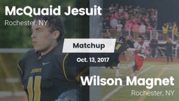 Matchup: McQuaid Jesuit High vs. Wilson Magnet  2017
