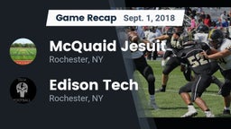 Recap: McQuaid Jesuit  vs. Edison Tech  2018