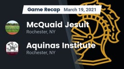 Recap: McQuaid Jesuit  vs. Aquinas Institute  2021