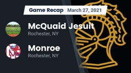 Recap: McQuaid Jesuit  vs. Monroe  2021