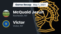 Recap: McQuaid Jesuit  vs. Victor  2021