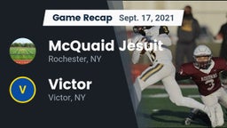 Recap: McQuaid Jesuit  vs. Victor  2021