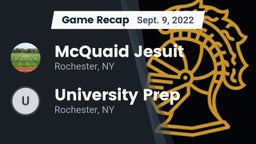 Recap: McQuaid Jesuit  vs. University Prep  2022