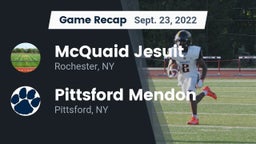 Recap: McQuaid Jesuit  vs. Pittsford Mendon 2022