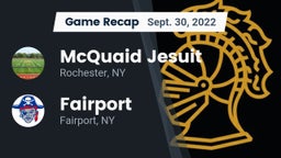 Recap: McQuaid Jesuit  vs. Fairport  2022