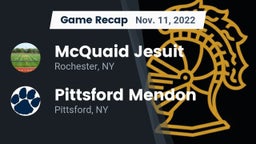 Recap: McQuaid Jesuit  vs. Pittsford Mendon 2022