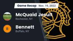 Recap: McQuaid Jesuit  vs. Bennett  2022