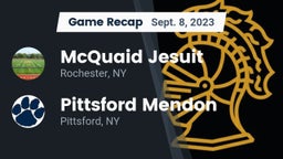 Recap: McQuaid Jesuit  vs. Pittsford Mendon  2023