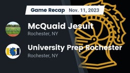 Recap: McQuaid Jesuit  vs. University Prep Rochester 2023