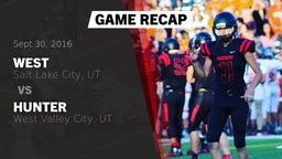 Recap: West  vs. Hunter  2016