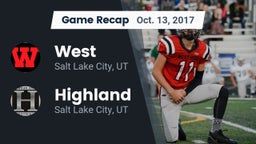 Recap: West  vs. Highland  2017