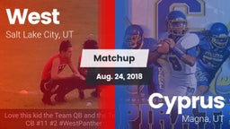Matchup: West  vs. Cyprus  2018