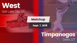 Matchup: West  vs. Timpanogos  2018