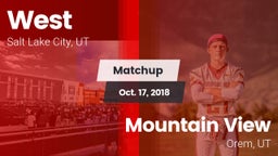 Matchup: West  vs. Mountain View  2018