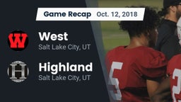 Recap: West  vs. Highland  2018