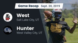 Recap: West  vs. Hunter  2019