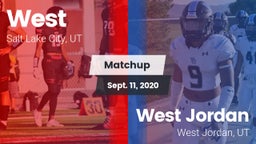 Matchup: West  vs. West Jordan  2020