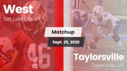 Matchup: West  vs. Taylorsville  2020