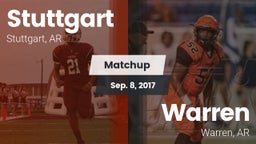 Matchup: Stuttgart High vs. Warren  2017