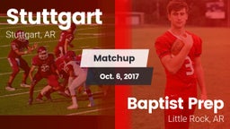 Matchup: Stuttgart High vs. Baptist Prep 2017