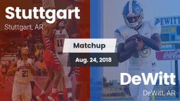 Matchup: Stuttgart High vs. DeWitt  2018