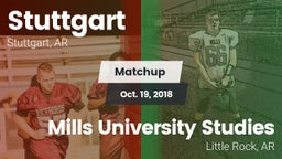 Matchup: Stuttgart High vs. Mills University Studies  2018