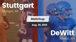 Matchup: Stuttgart High vs. DeWitt  2019