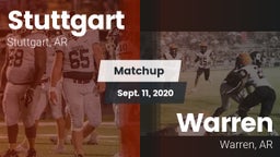 Matchup: Stuttgart High vs. Warren  2020