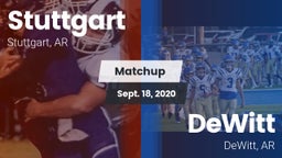 Matchup: Stuttgart High vs. DeWitt  2020