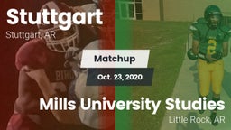 Matchup: Stuttgart High vs. Mills University Studies  2020