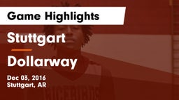 Stuttgart  vs Dollarway Game Highlights - Dec 03, 2016