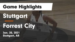 Stuttgart  vs Forrest City  Game Highlights - Jan. 20, 2021