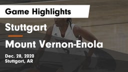 Stuttgart  vs Mount Vernon-Enola Game Highlights - Dec. 28, 2020