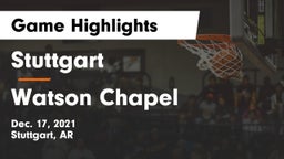 Stuttgart  vs Watson Chapel  Game Highlights - Dec. 17, 2021