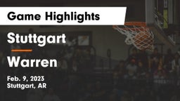 Stuttgart  vs Warren  Game Highlights - Feb. 9, 2023