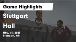Stuttgart  vs Hall  Game Highlights - Nov. 16, 2023