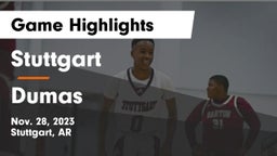 Stuttgart  vs Dumas  Game Highlights - Nov. 28, 2023