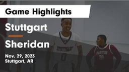 Stuttgart  vs Sheridan  Game Highlights - Nov. 29, 2023