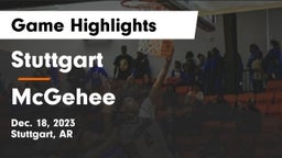 Stuttgart  vs McGehee  Game Highlights - Dec. 18, 2023