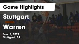 Stuttgart  vs Warren  Game Highlights - Jan. 5, 2024