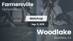Matchup: Farmersville High vs. Woodlake  2016