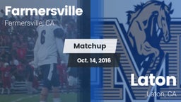 Matchup: Farmersville High vs. Laton  2016