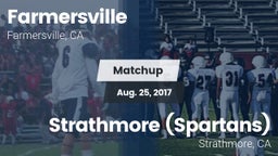 Matchup: Farmersville High vs. Strathmore (Spartans) 2016