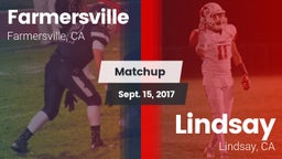 Matchup: Farmersville High vs. Lindsay  2017