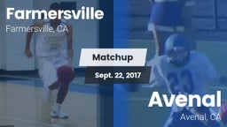 Matchup: Farmersville High vs. Avenal  2017